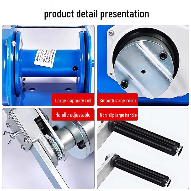 2-Ton Heavy-Duty Manual Winch with 20m Steel Rope
