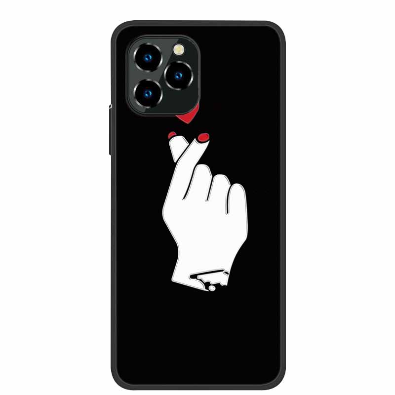 For Oukitel C21 Pro Case Luxury 3D Blossom Emboss Silicone Phone Case For C21pro Shockproof Coque Relief Flowers Funda Capa