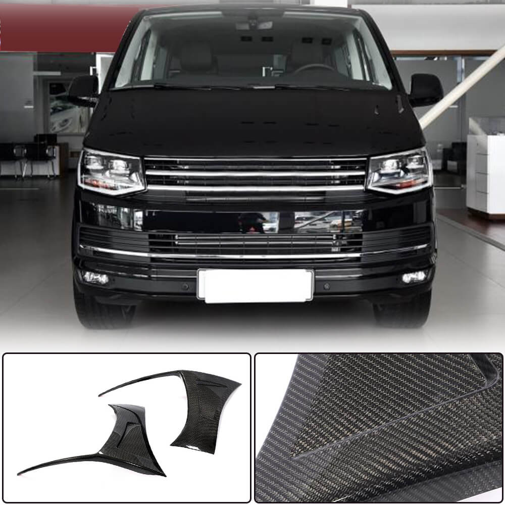 

Front bumper pads (for 2015-2019, Carbon) for Volkswagen T6