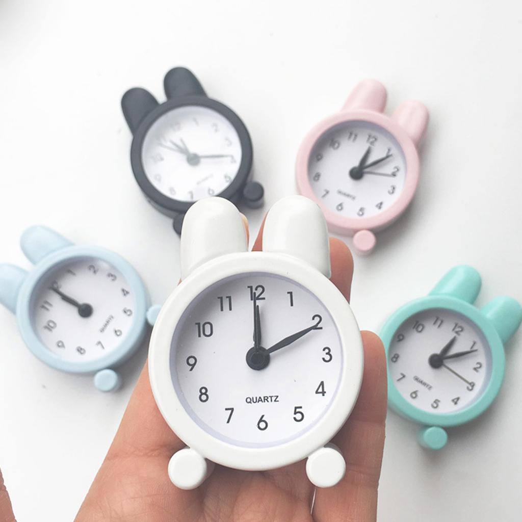 Rabbit Shaped Desktop Alarm Clock Bedside Clock for Bedrooms Or Offices with Easy To Use Features