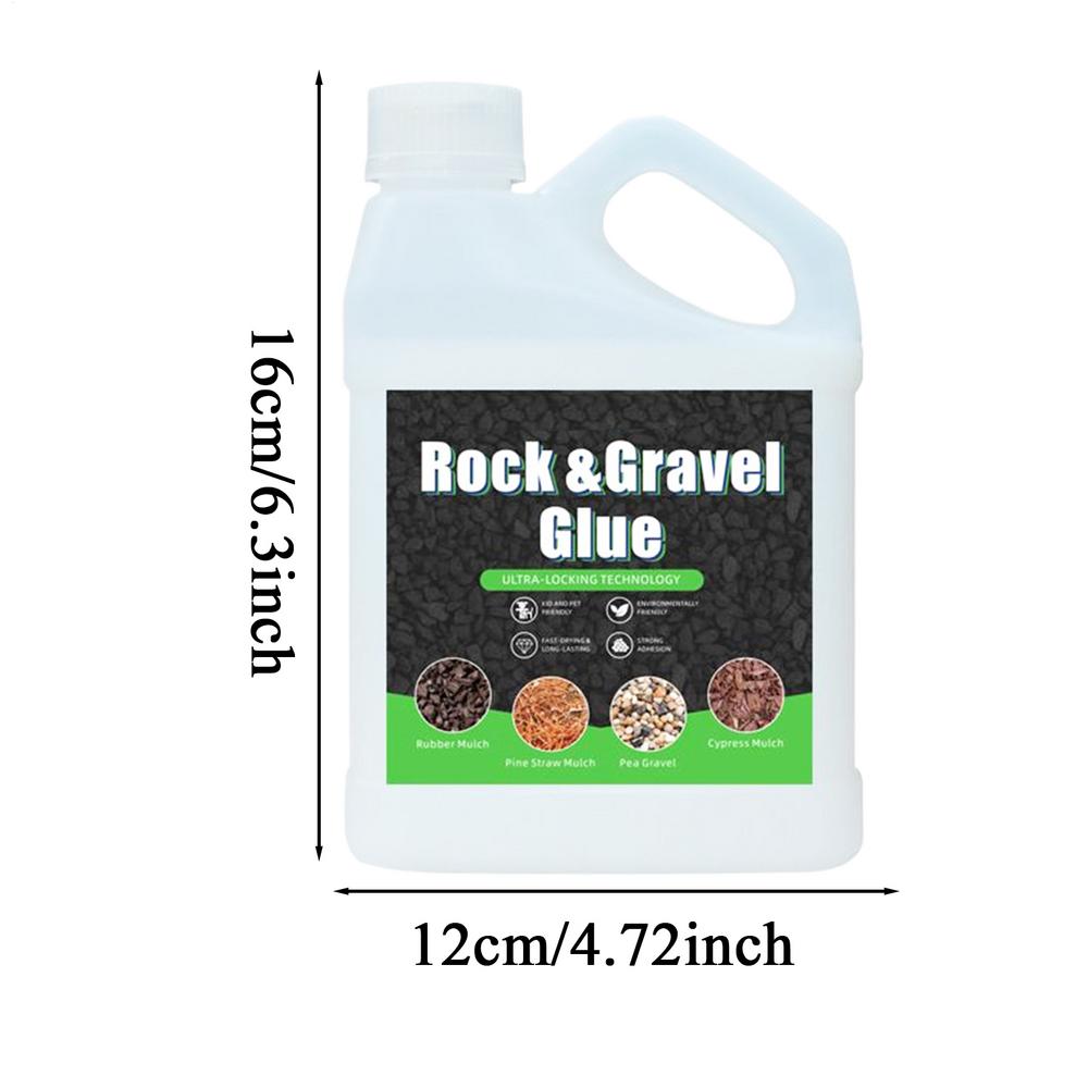 

Professional Landscape Adhesive 500ml Fast-Drying Waterproof Glue for Rocks, Bonds Stone, Brick, Patio, Walkway & Garden Borders