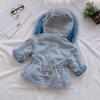 Winter Baby Mädchen Jeansjacke Plus Samt Warm Dick Kleinkind Mädchen Oberbekleidung Mantel Kinder Säuglingsmädchen Parka