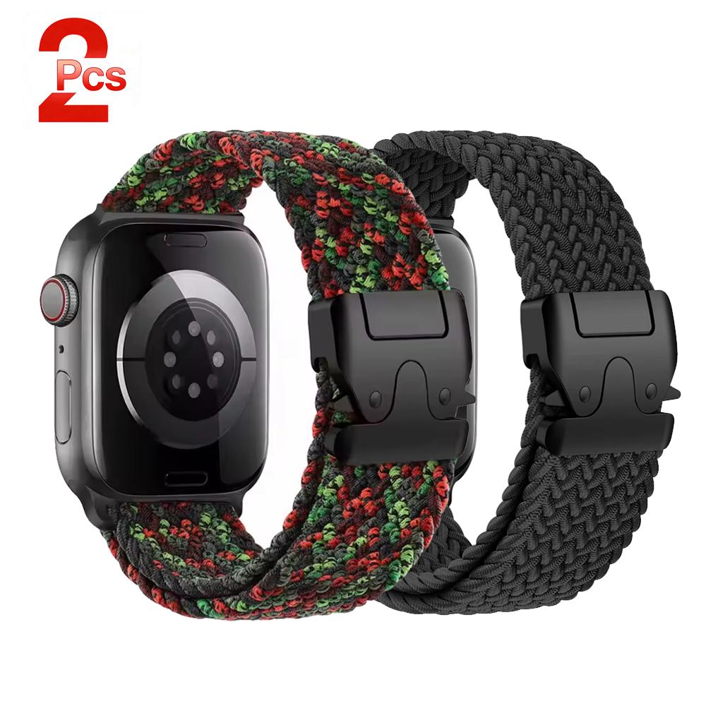 Parachute Straps for watch 11 10 Band 46mm 42mm 45mm Ultra 3 49mm 44mm 41 Braided bracelet correa iWatch Series 9 8 SE 6 7