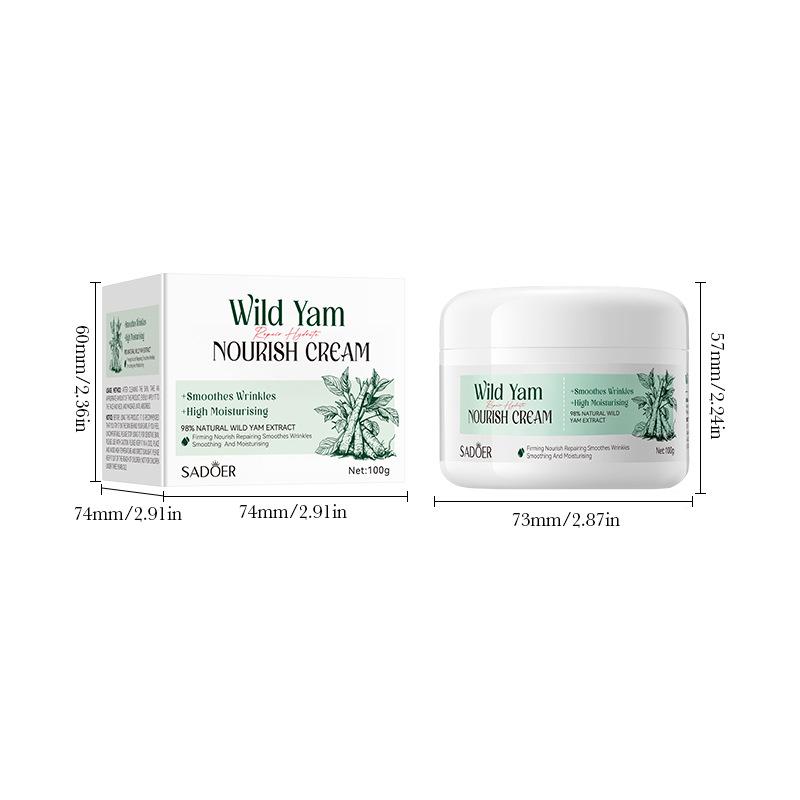 Yam Moisturizing Moisturizing Cream SADOER Moisturizing Hydrating Skin Cream