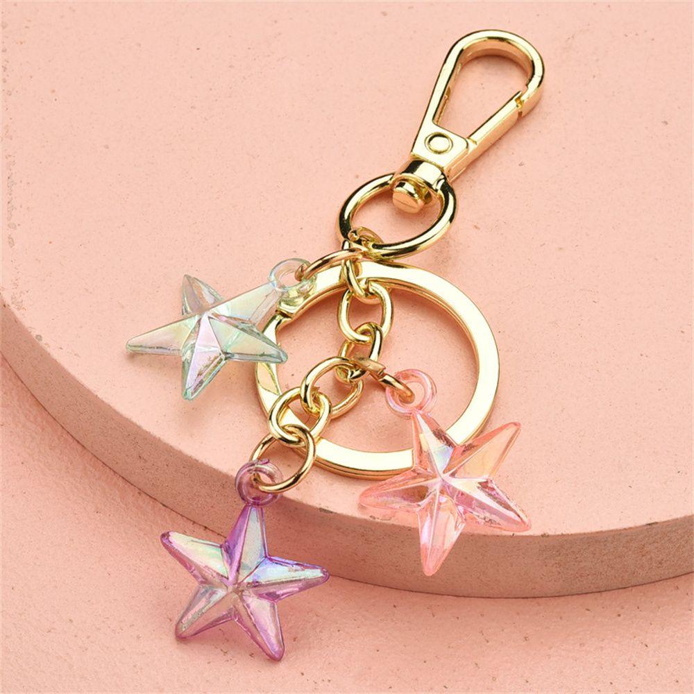 

Подвеска Аксессуары для интерьера Женское украшение Держатель ключей Брелок Кольцо для ключей Звезда Брелок Сумка Кулон