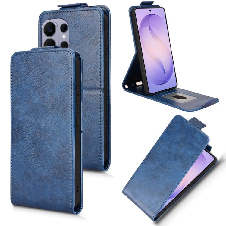 Magnetic Vertical Flip Leather Phone Case with Buckle