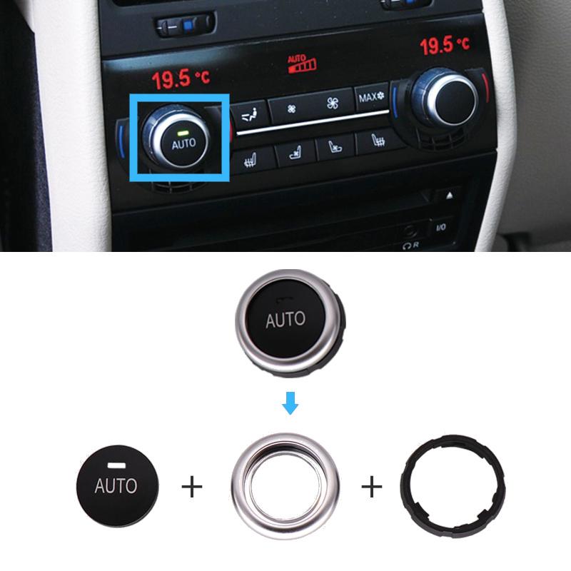 Rear Air Conditioning Temperature Adjustment Rotation Knob Control Button For BMW 5 6 7 Series F10 F06 F12 F07 F01 F02