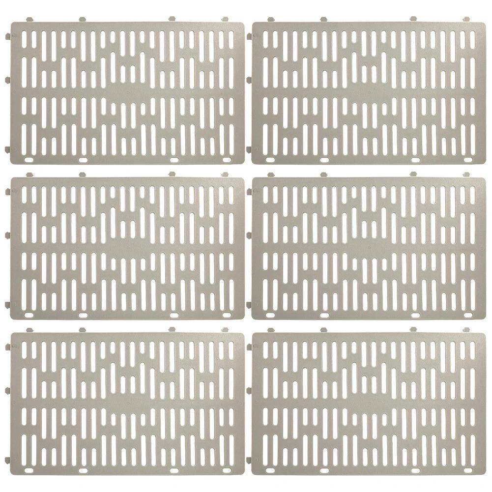 6pcs Tree Trunk Protector Vent Hole Design Plant Protector Cage PVC Trunk Bark Saplings Guard Cover Plant Protection Fence Tools