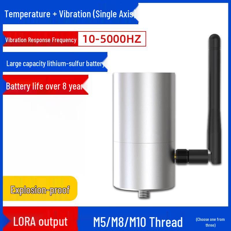Cloud Rudder Temperature and Vibration Sensor