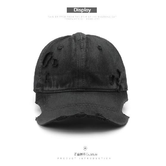 Women's Solid-color, Plain Baseball Cap with a Hole Cutout, Suitable for Outdoor Activities, Travel, and Sun Protection