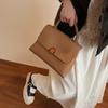 Light Luxury Simple and Versatile Commuter Document Handbag High-end Lychee Pattern Women's Bag New Casual Shoulder Messenger Bag