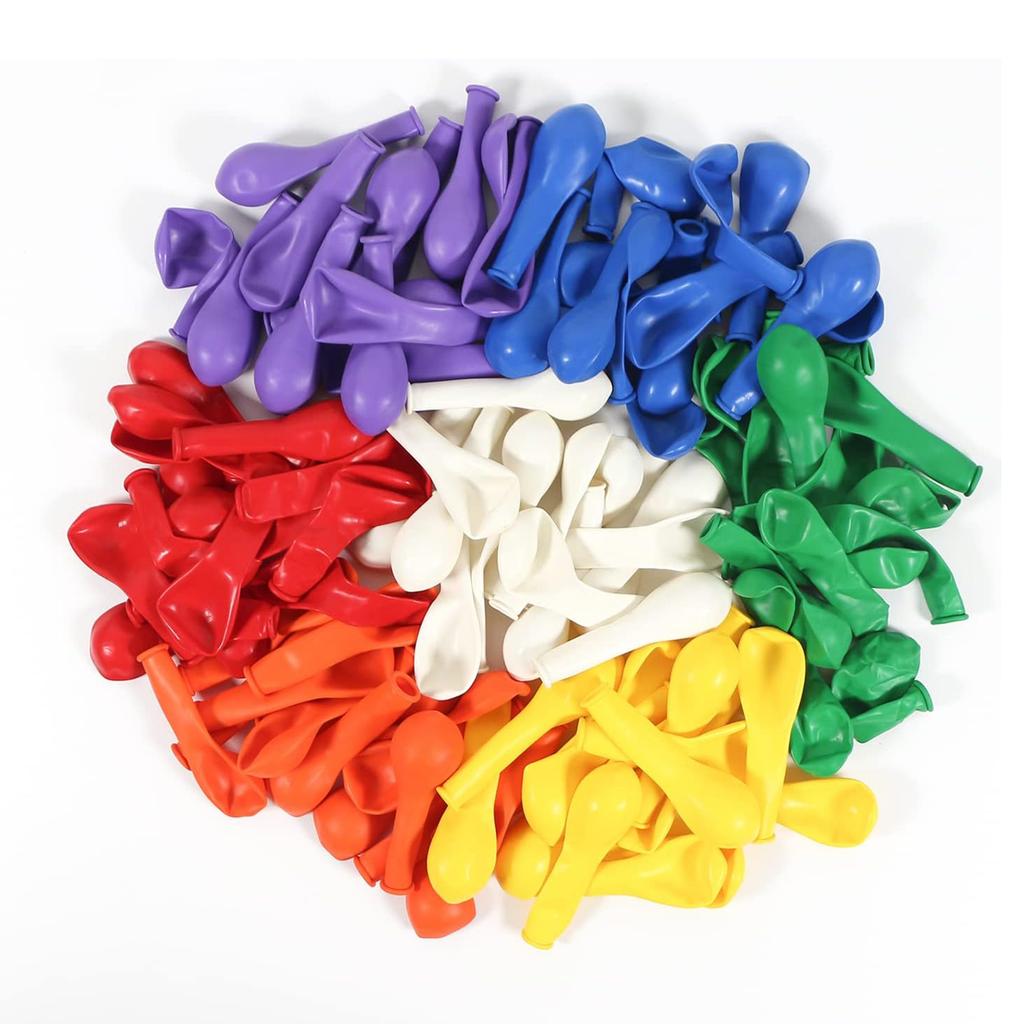 5inch 100/105pcs Multicolored Balloon Set,Suitable for Weddings,Birthdays,Themed Parties,Bridal Shower Parties,Family Gatherings