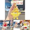 Cute Plush Mink Fur Cartoon Keychain Pendant Adorable Key Ring For Girls Gifts