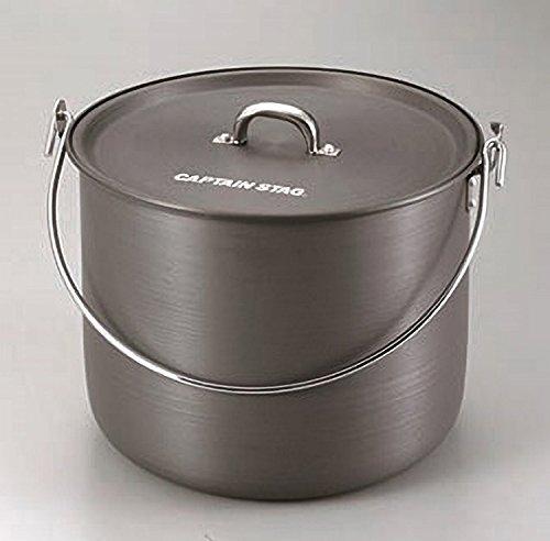 Captain Stag (CAPTAIN STAG) BBQ Pot, Aluminum with Handle, 24cm, UH-4104