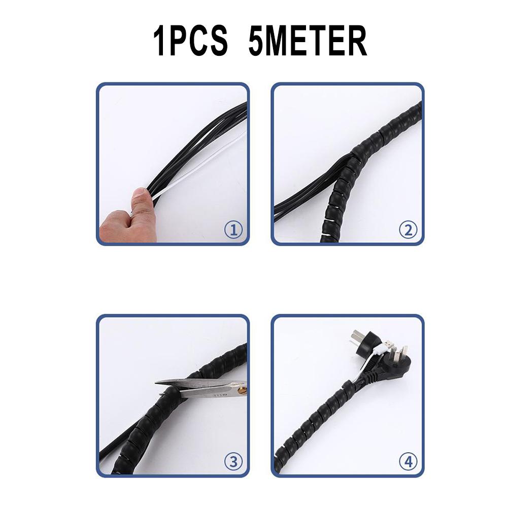 Brand New For Mechanical Oil Pipes/water Pipes/air Winding Hose Part Hydraulic Hose Guard Spiral Wound Water Pipes