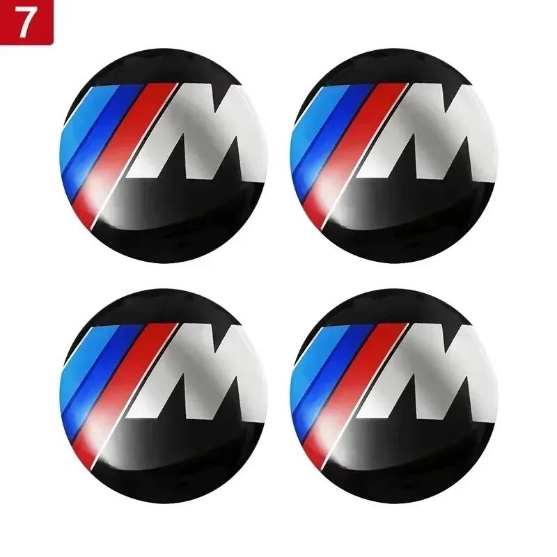 

2025 Hot 56/60/65/70mm Car Badge Wheel Center Cover Stickers Hub Caps Decal For BMW M M3 X5 X3 E46 E90 E39 F10 F20 F30 G20 E60 E 56mm wheel sticker