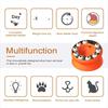 Cat Puzzle Toy Slow Feeder Bowl Fun Interactive Slows Down Pets Eating Protect Kitty Neck Multifunction Pet Feed Slanted Design