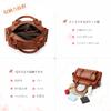 Mini Boston Leather Shoulder Crossbody Retro Waterproof with Studs At the Bottom and Cute Stands Perfect for and Brown NICOLE&DORIS Women's Bag,