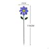 Garden Stake with Metal Sunflower Wind Spinner for Outdoor Use Height 116cm