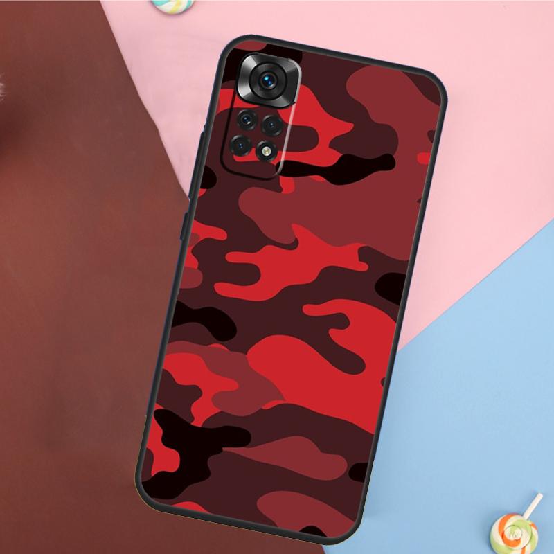 Camouflage Pattern Cover For Xiaomi Redmi Note 13 Pro 14 12 11 9 10 9S 10S 11S 12S Redmi 10C 12C 13C 14C Case