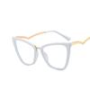 Vintage Cat Eye Glasses Frame For Women Brand Designer Fashion Retro Cateye Eyeglasses Eyewear With Pouch&Cloth Female