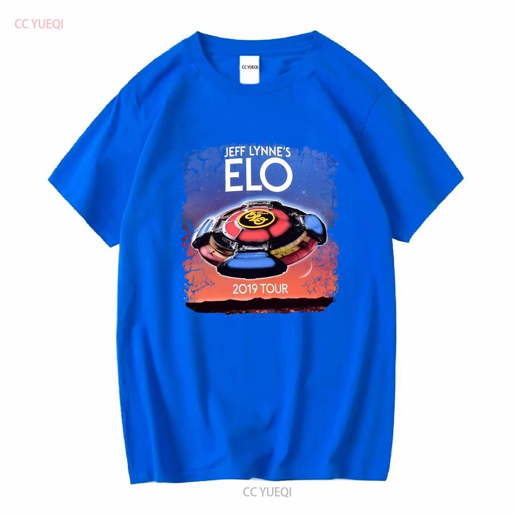 2019 Jeff Lynne S ELO Electric Light Orchestra Tour T Shirt Large Long or Short Sleeves Vintage Washed Fashion