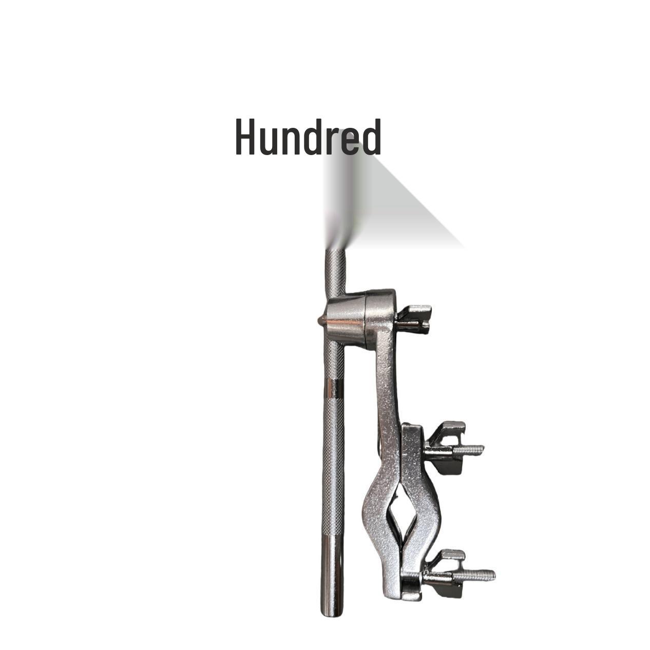 Universal Cowbell and Cymbal Stacker Clip for Hi-Hat Stand