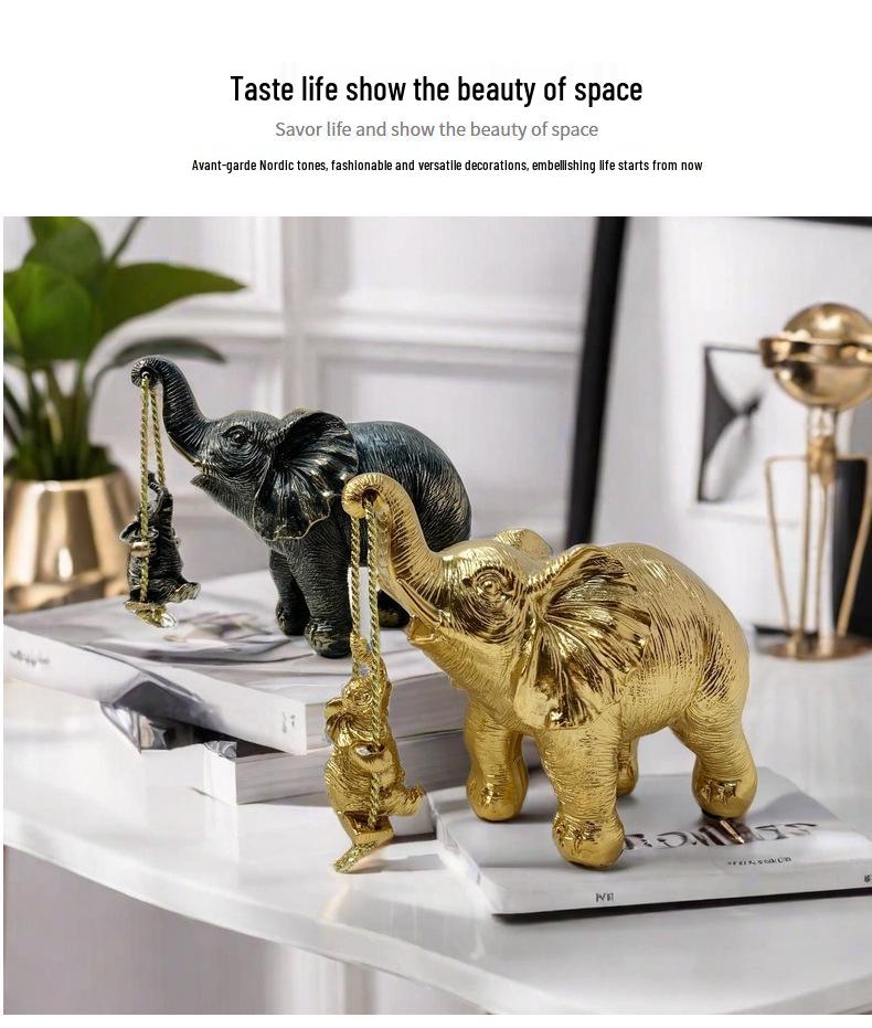 Elephant Ornament for Mother's and Baby's Room - Autumn Collection