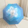 Entzückender Katzen-Sternenhimmel-Regenschirm - Automatisches Öffnen & Schließen, Outdoor-Reiseaccessoire, Leicht und Langlebig, Perfektes Geschenk 092