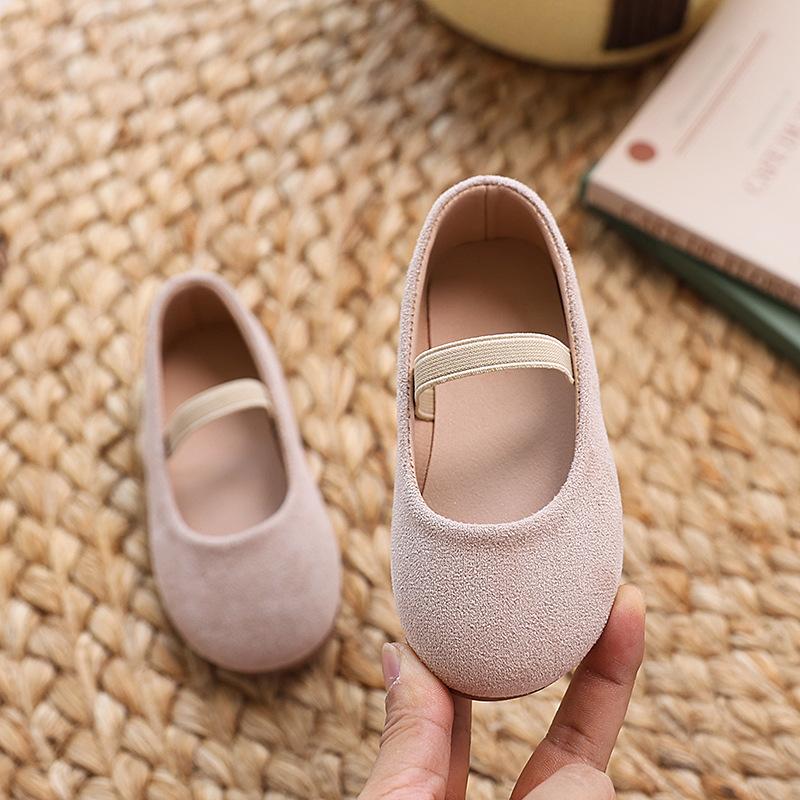 Girls' Cute Candy-Colored Summer Flats, Children's Solid Color Versatile Dance Performance Shoes for Young, Middle, and Older Kids