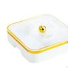 5-Compartment Serving Tray for Snacks And Fruits, Portable Food Container