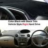 Car Dashboard Cover Non slip pad For Toyota Vitz Yaris Platz 1999 - 2005 Car Dash Mat Sun Shade Pad Anti-UV Cushion 2000 - 2004