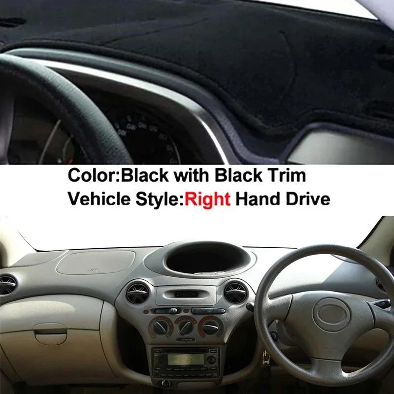 Car Dashboard Cover Non slip pad For Toyota Vitz Yaris Platz 1999 - 2005 Car Dash Mat Sun Shade Pad Anti-UV Cushion 2000 - 2004