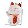 Large capacity Cat Piggy Bank Durable Lucky Cat Figurine Cartoon Cat-shaped Saving Box  New Years