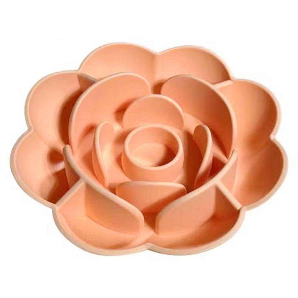 

Anti-Knocking Pet Slow Food Bowl Silicone Cat and Dog Food Bowl Rose Shape Dog Bowl for Dogs Cats Style 4