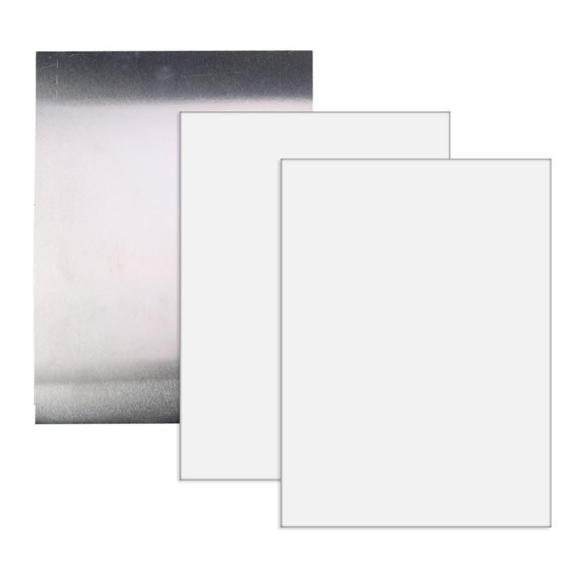 3Pcs Sublimation Blank Plate Aluminum Photo Metal Wall Poster Frame Plate for Thermal Sublimation Printing Photo Sign