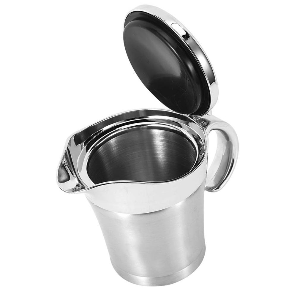 304 Stainless Steel Gravy Boat Double Wall Insulated Sauce Storage Container Sauce Jug  Home Use