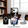 G-Genshin Impact W-Wriothesley Phone Case Magnetic For iPhone17 16 15 14 13 12 Pro Max For Magsafe Wireless Charging Cover
