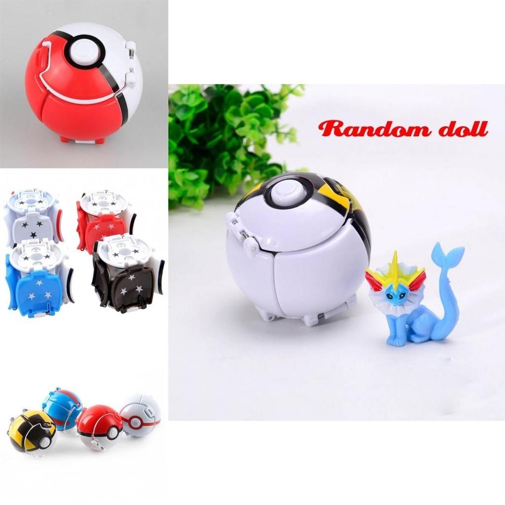 Transforming Elf Ball Pocket Monster Toy Ball With Touch-sensing Explosions Abs Material 7cm Diameter