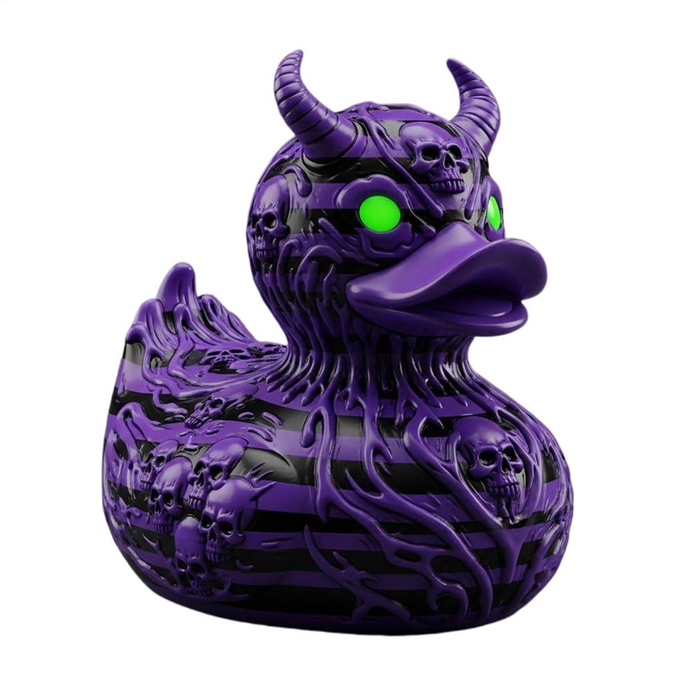 Duck Figurine Resin Halloween Duck Statue Outdoor Festive Desktop Home Decoration For Entryway Nightstand Workplace Dorm