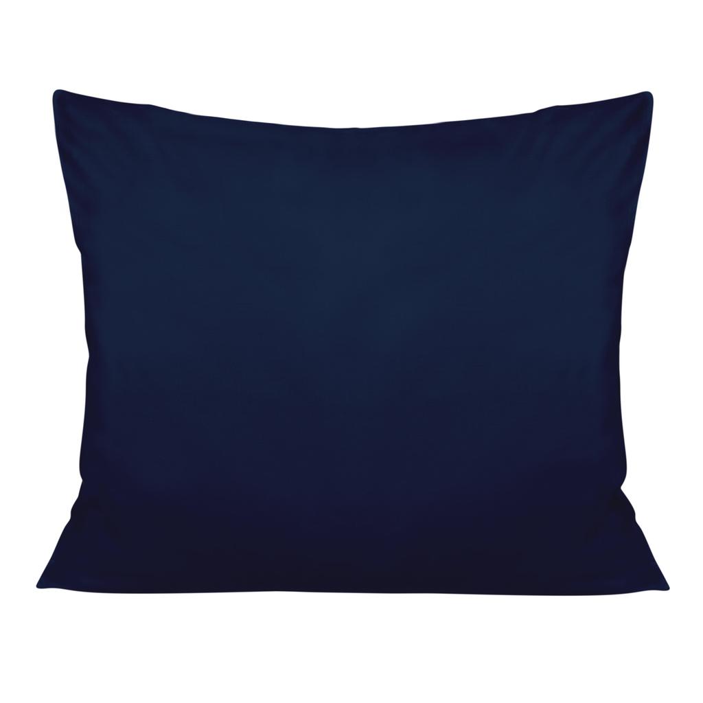 50x70 cotton satin pillowcase, navy blue, plain