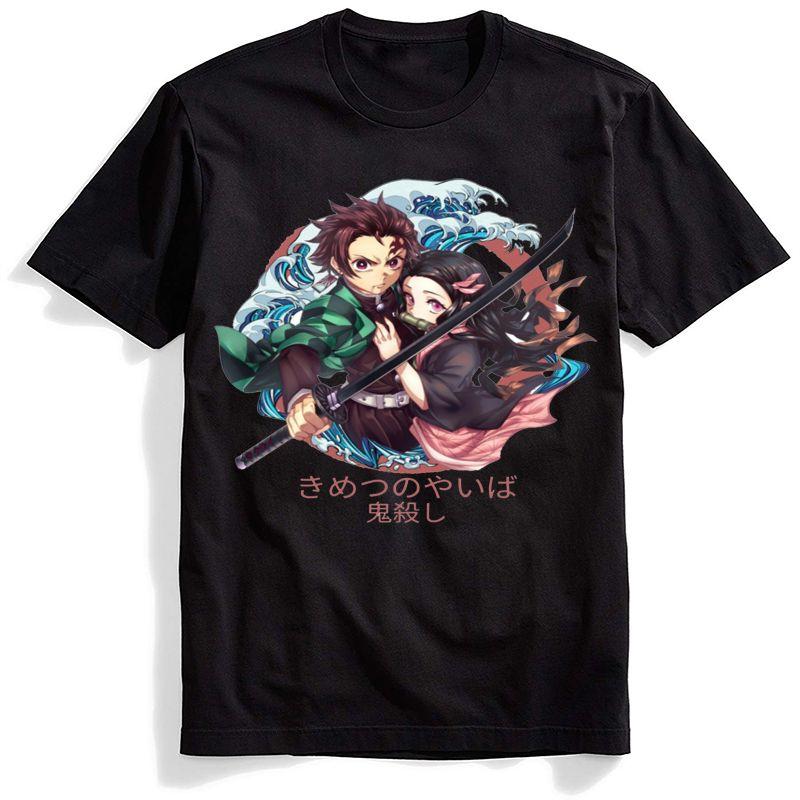Anime Fashion Demon Slayer Tshirt Graphic Tees Streetwear Tees Japanese Funny Kimetsu No Yaiba