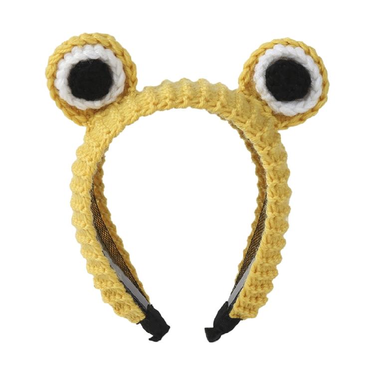 Cartoon Animal Wash Face Headband Knitted for Frog Headbands Lovely Party Hair P