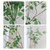 Artificial Green Plants Realistic UV Resistant Chinese Style Faux Greenery Home Office Indoor Outdoor Vase Decorative Fake Leaves Plants