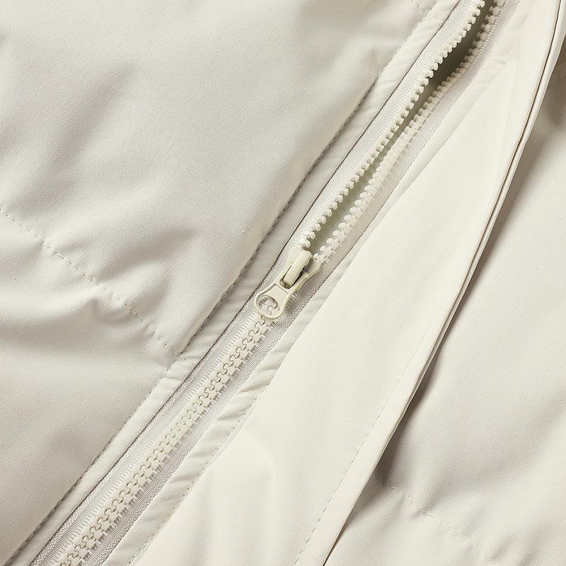 Men's Down Cotton Solid Color Winter Vest - Trendy, Loose, Thick, Warm, Versatile Outerwear for Couples