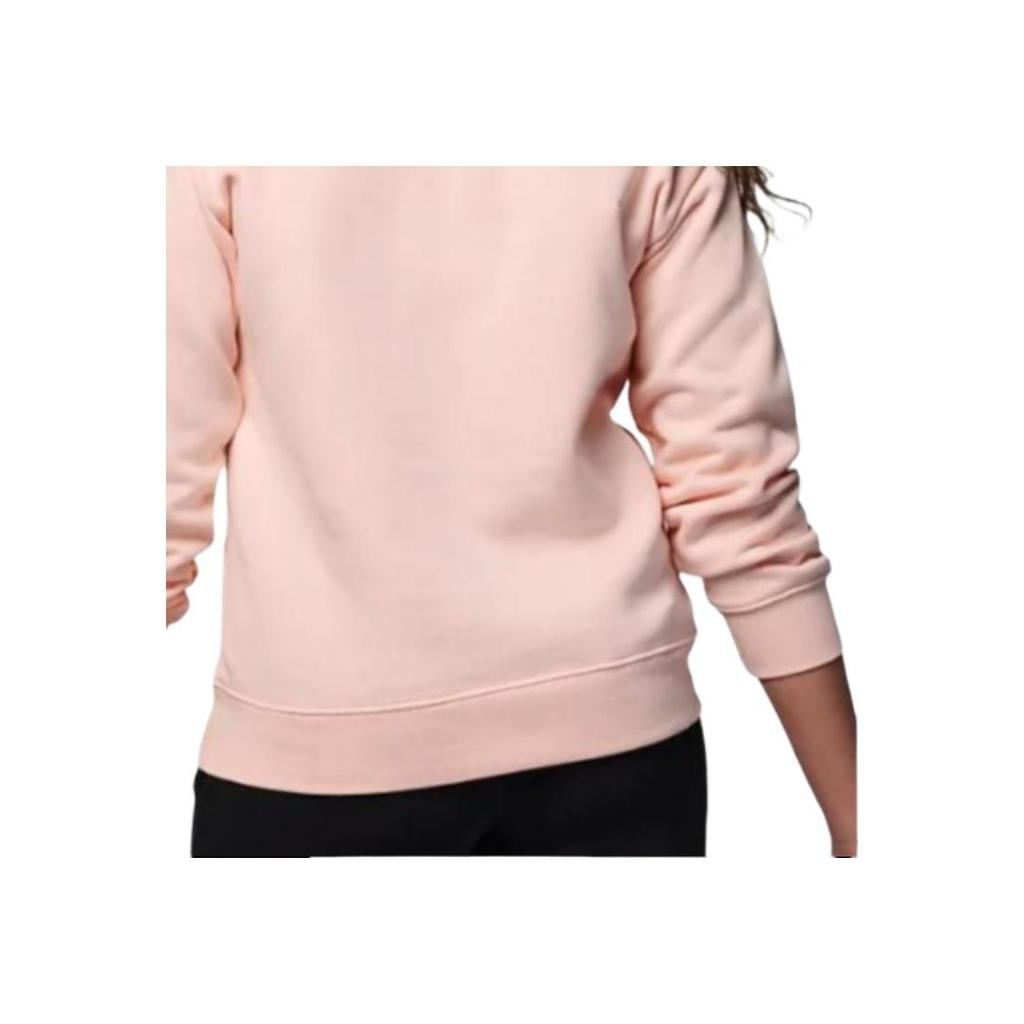 Jordan Letter Logo Embroidered Fleece Round Neck Long Sleeve Sweatshirt Kids sweatshirt Pink FD9273-664