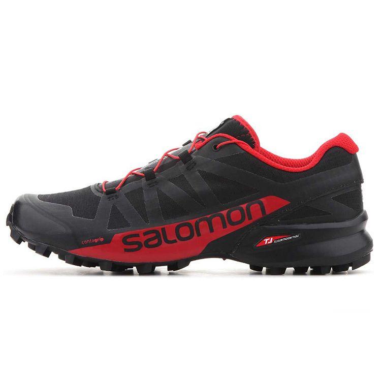 

SALOMON Speedcross Внедорожные Тканевые Прочные Низкие Кроссовки для Хайкинга Мужские Кроссовки для Хайкинга Черные 398429 43⅓