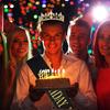 Men's Birthday Party Sash With Elegant Crown Glitter for Men To Stand Out King Headpiece Photo Props