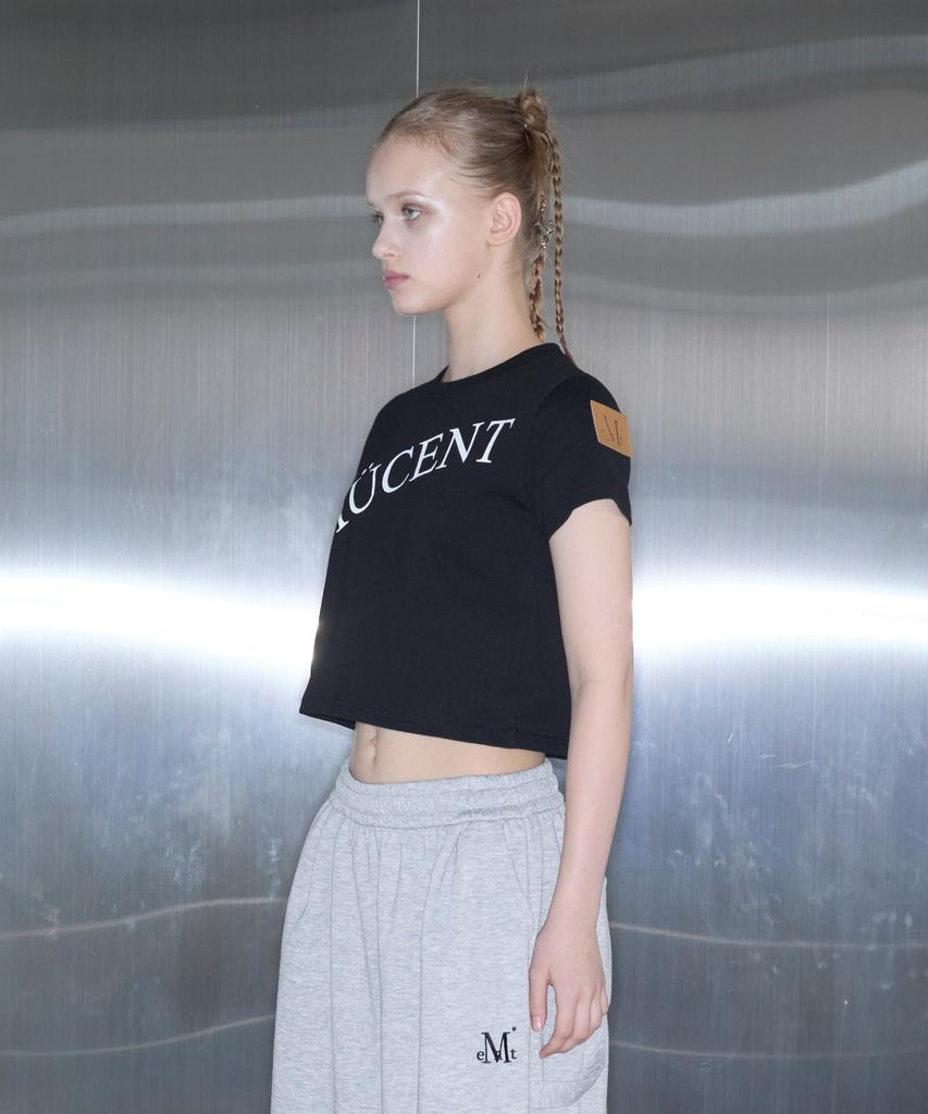 Mucent Leather Point Signature Short Sleeve Tee