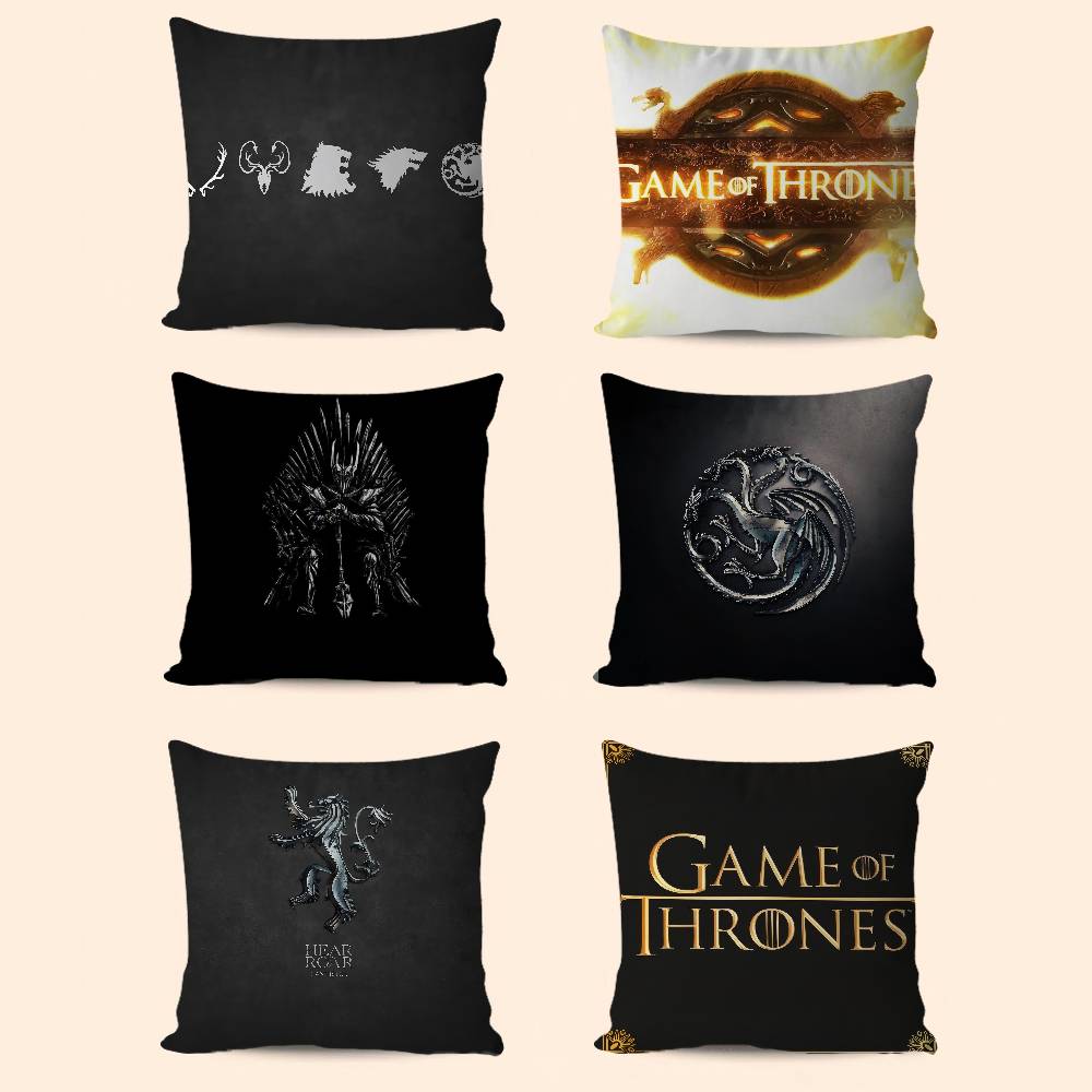 TV G-Game Of T-Thrones Pillowcase Toon Gift Cushion Cover Bedroom Home Sofa Chair Seat Decor Pillow Case